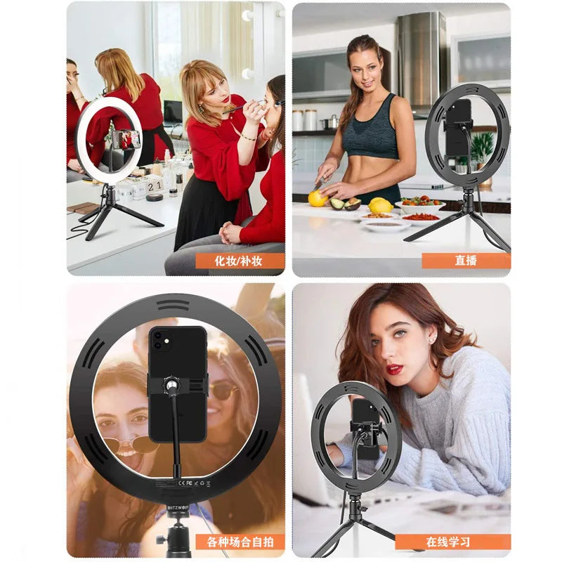 10-Inch RGB Ring Light with Stand