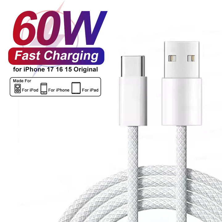 60W USB-C Fast Charging Cable