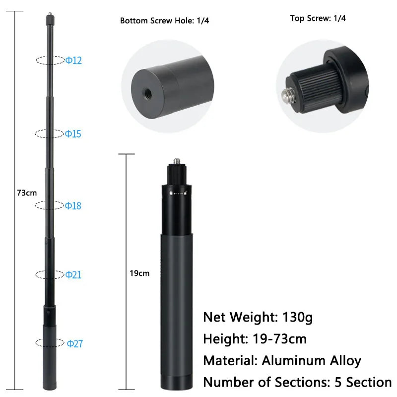 Selfie Stick Bullet Time Bundle for Insta360