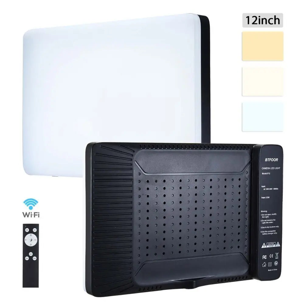 LED Bi-Color Video Light 2700K-5700K with Stand