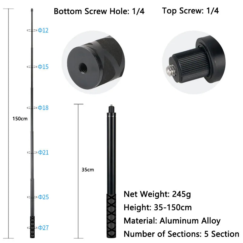 Selfie Stick Bullet Time Bundle for Insta360