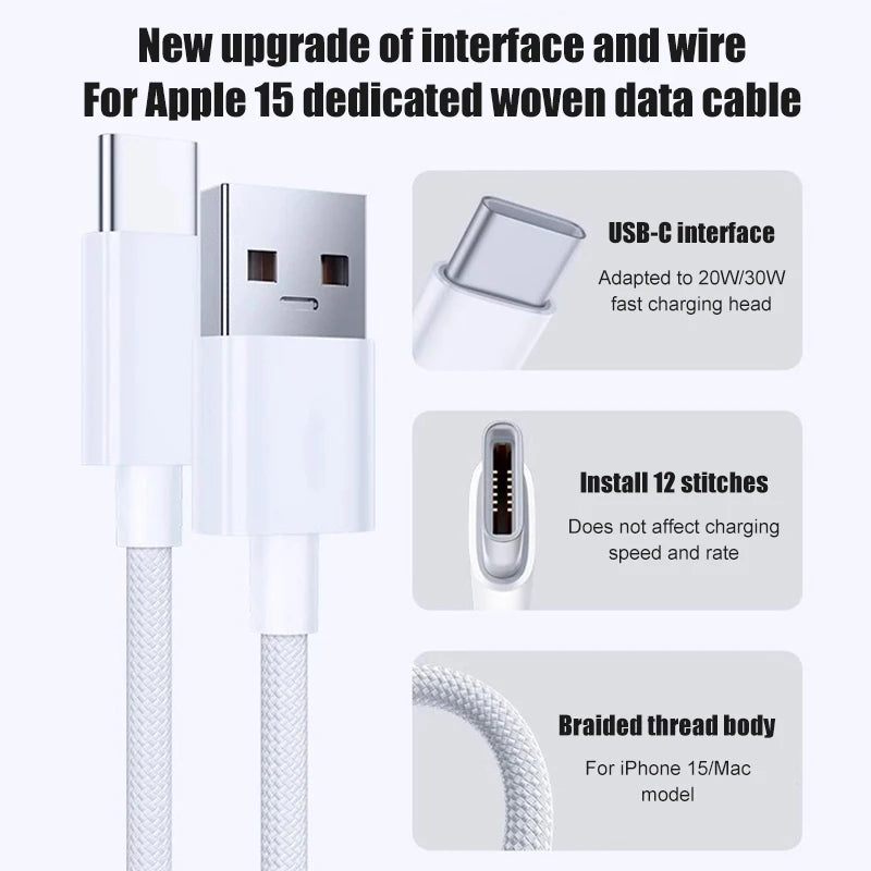 60W USB-C Fast Charging Cable