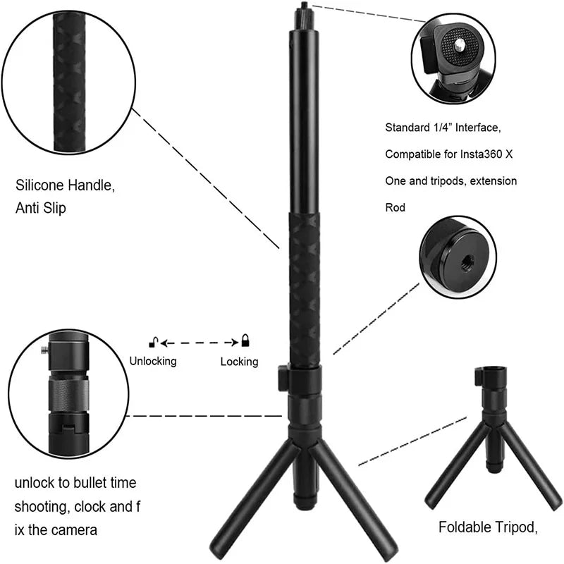 Selfie Stick Bullet Time Bundle for Insta360