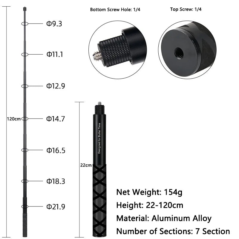 Selfie Stick Bullet Time Bundle for Insta360