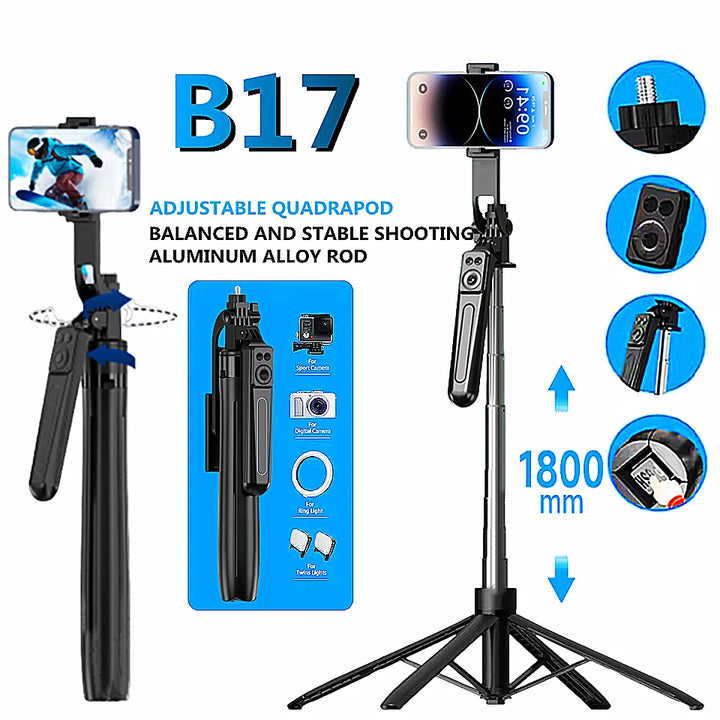 MEUYAG 2025 Wireless Selfie Tripod