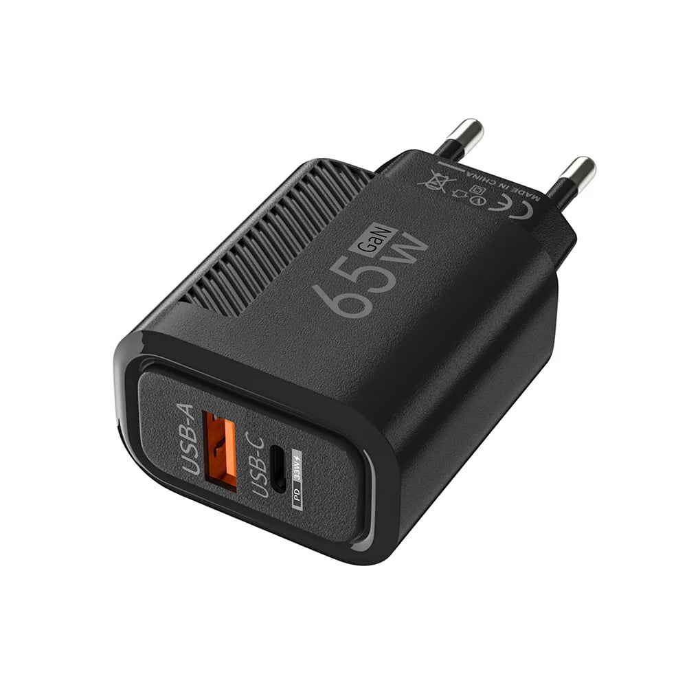 65W GaN PD Fast Charger QC3.0